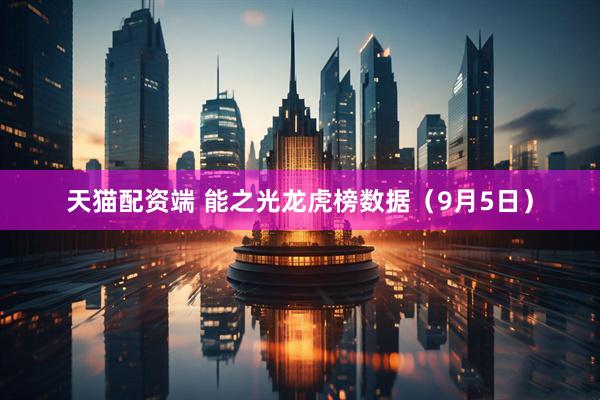 天猫配资端 能之光龙虎榜数据（9月5日）